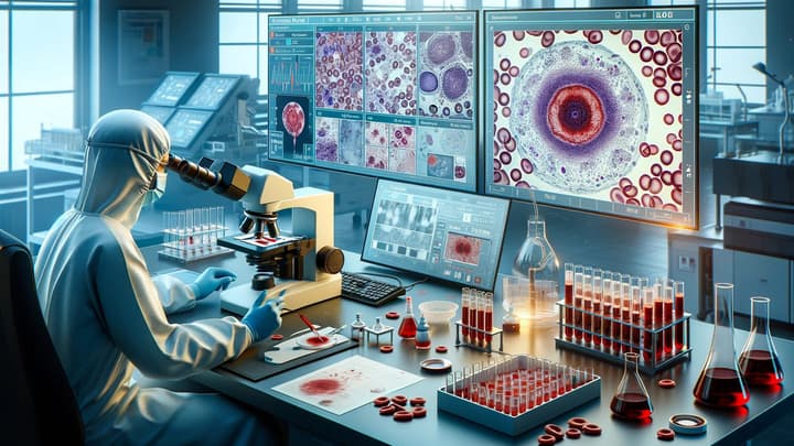 Rozmaz krwi (obwodowej)