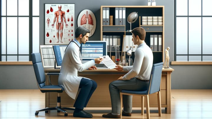 Skierowanie na badanie krwi